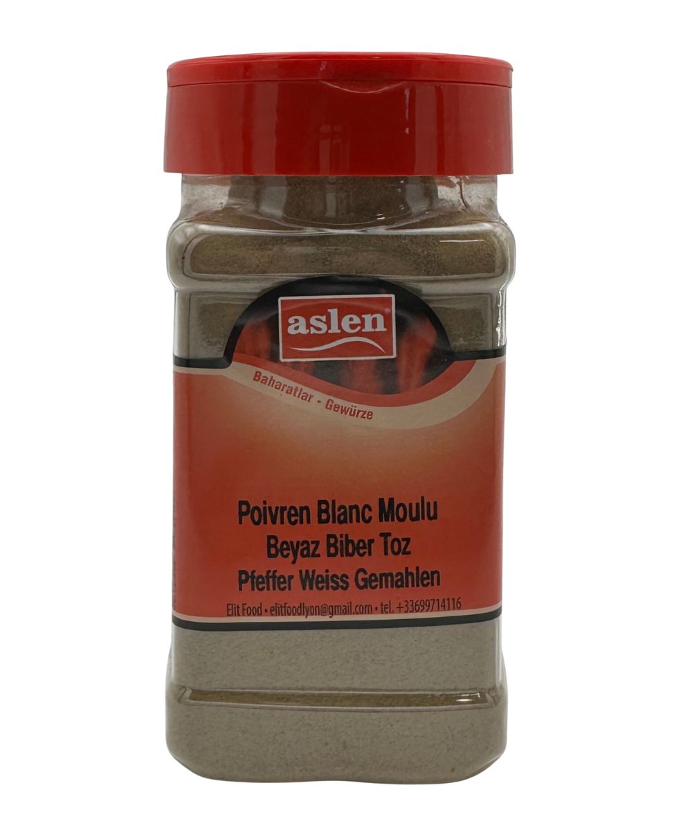 Poivre blanc en poudre, Aslen g