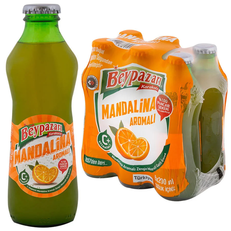 Beypazarı Soda Mandarine 6x200mL