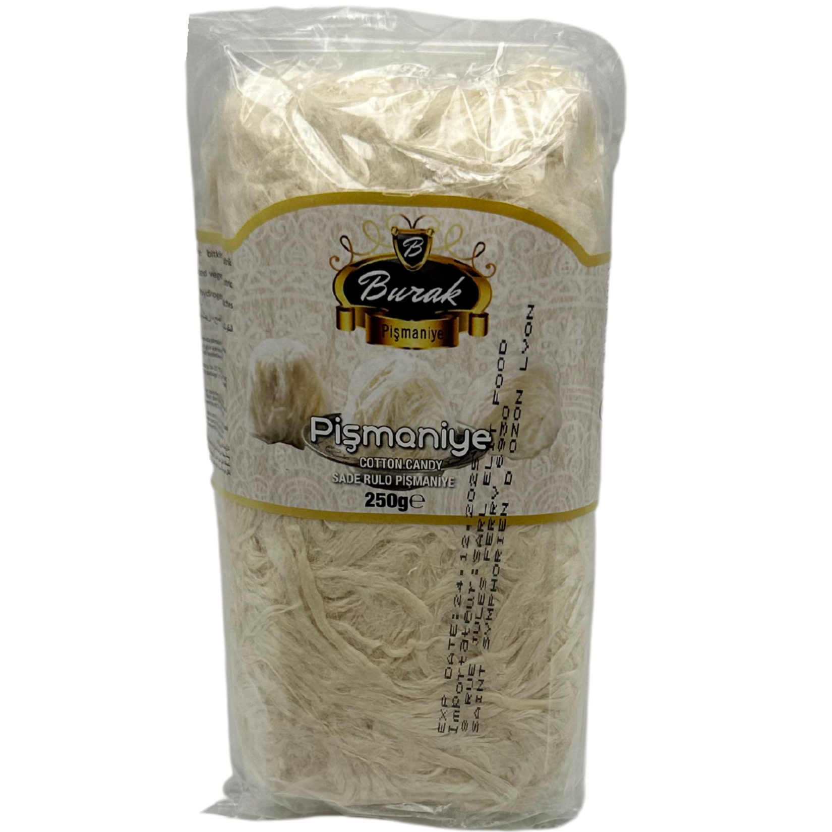 Pismaniye roulée nature 250g, Burak 250,0 g