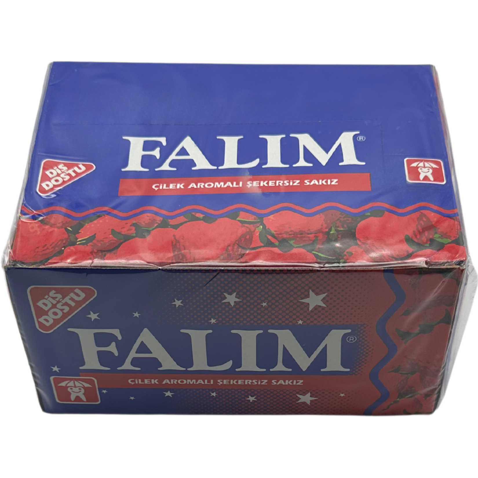 Chewing-gum Falim goût fraise x100 100,0 unité