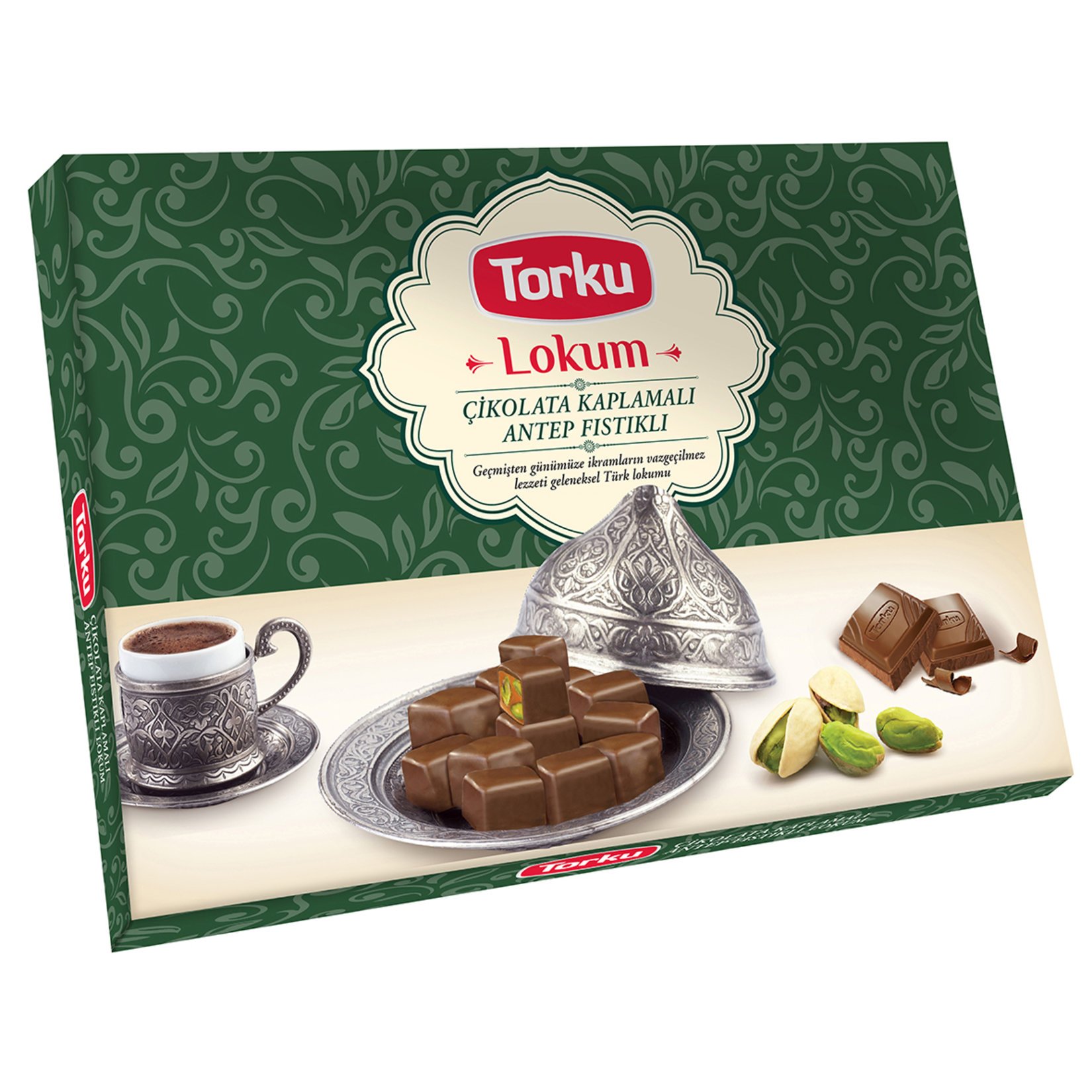 lokum pistache enrobé de chocolat 390g, Torku 390,0 g