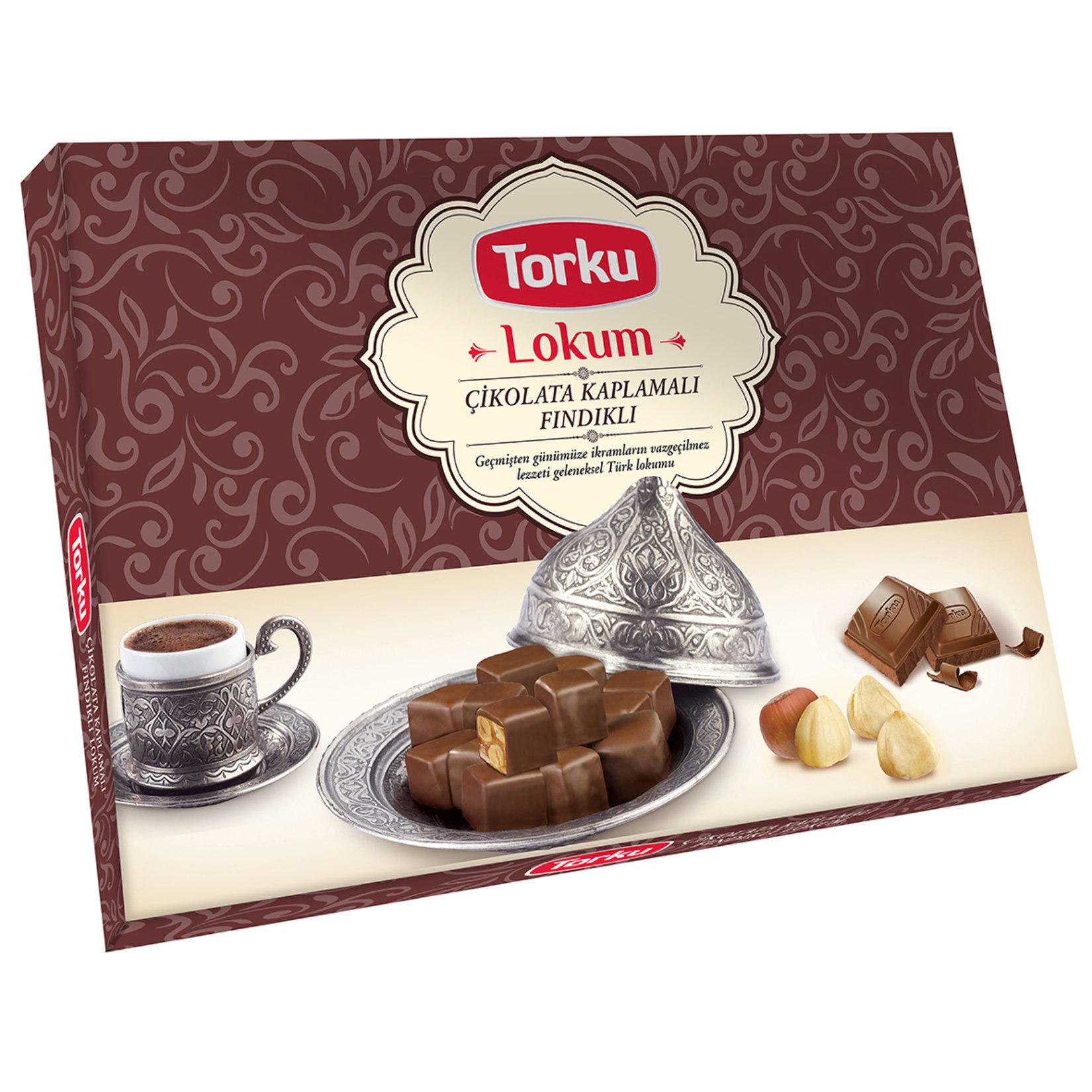 lokum noisette enrobé de chocolat 390g, Torku 390,0 g