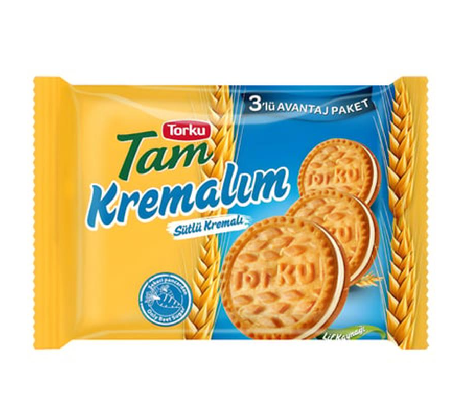 Biscuits fourré au lait entier 249g, Torku 249,0 g